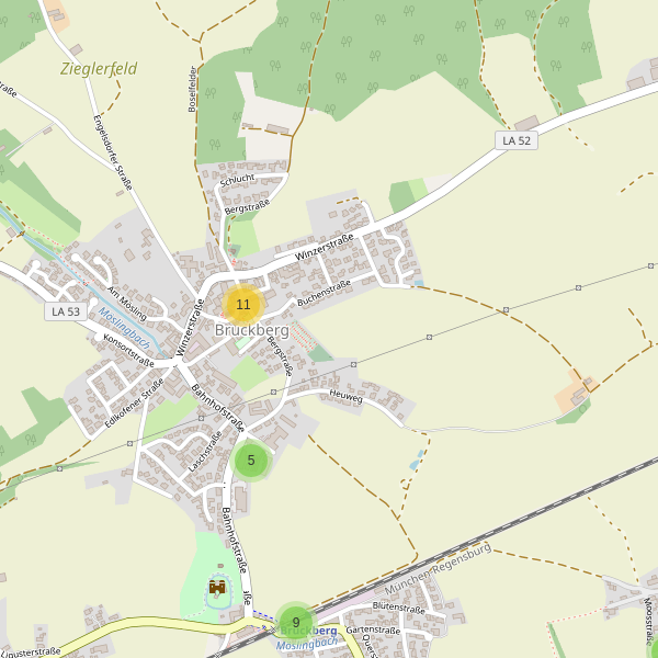 Karte der Parkplätze in Bruckberg (LA) Thumbnail