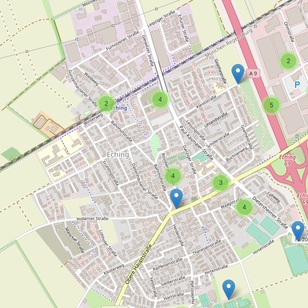 Karte der Parkplätze in Eching (FS) Thumbnail