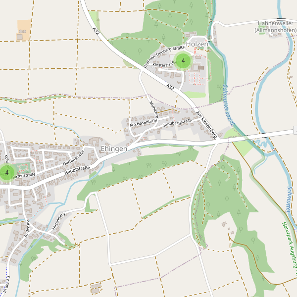 Karte der Parkplätze in Ehingen (A) Thumbnail