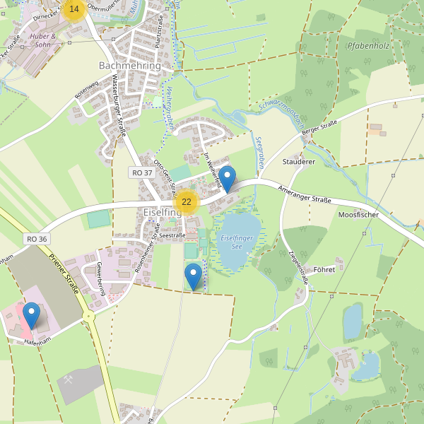 Karte der Parkplätze in Eiselfing Thumbnail