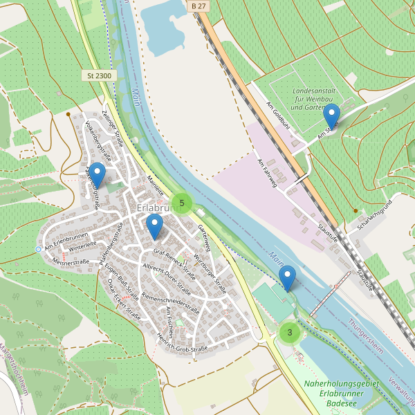 Karte der Parkplätze in Erlabrunn (WÜ) Thumbnail
