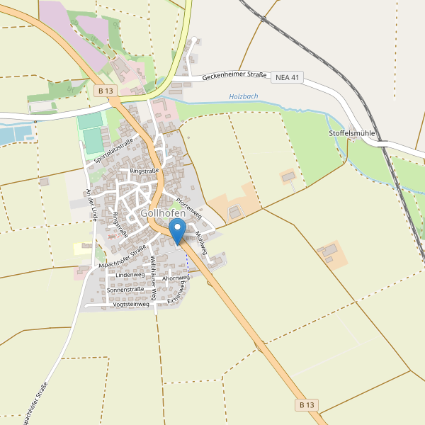 Karte der Parkplätze in Gollhofen Thumbnail