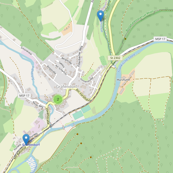 Karte der Parkplätze in Gräfendorf (MSP) Thumbnail