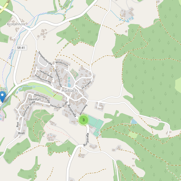 Karte der Parkplätze in Haibach (SR) Thumbnail