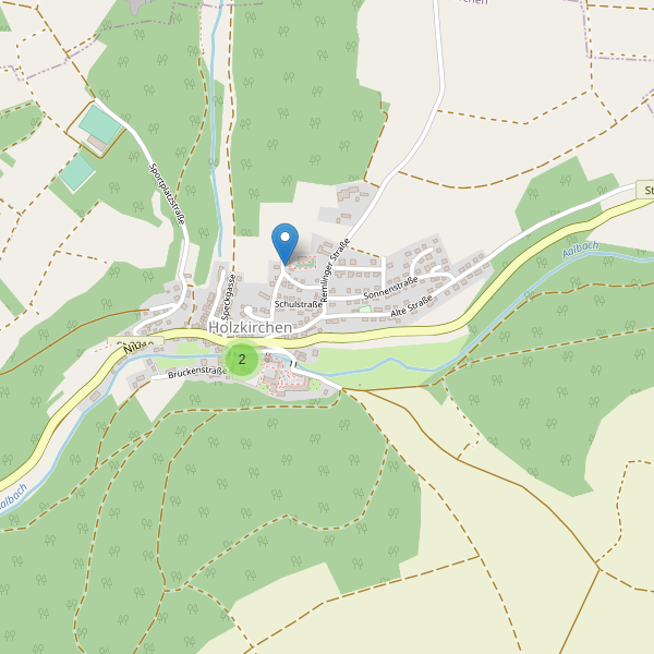 Karte der Parkplätze in Holzkirchen (WÜ) Thumbnail