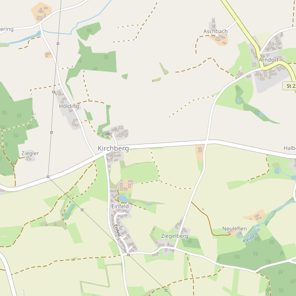 Karte der Parkplätze in Kirchberg (ED) Thumbnail