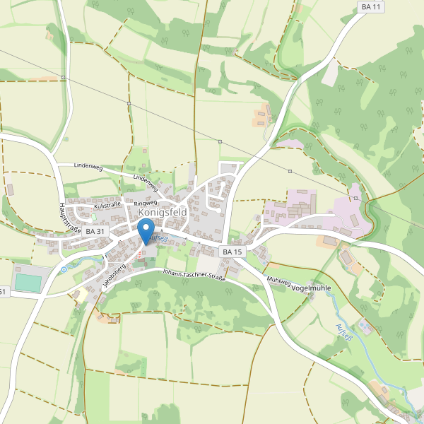Karte der Parkplätze in Königsfeld (BA) Thumbnail