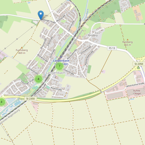 Karte der Parkplätze in Langenbach (FS) Thumbnail