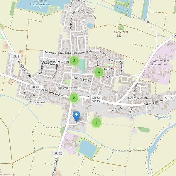 Karte der Parkplätze in Parkstetten Thumbnail