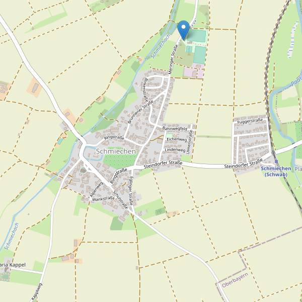 Karte der Parkplätze in Schmiechen Thumbnail