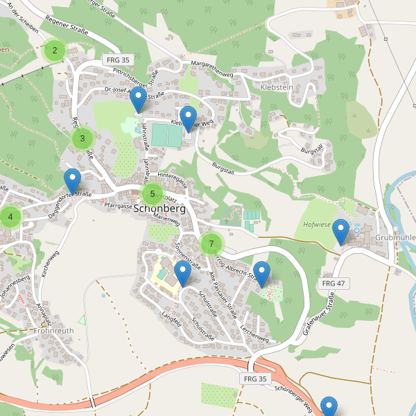 Karte der Parkplätze in Schönberg (FRG) Thumbnail