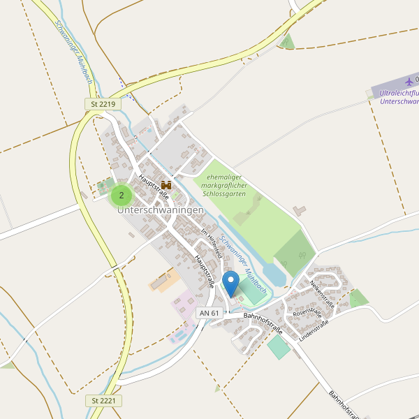 Karte der Parkplätze in Unterschwaningen Thumbnail