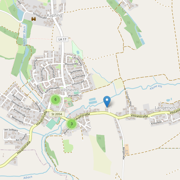 Karte der Parkplätze in Vilsheim Thumbnail