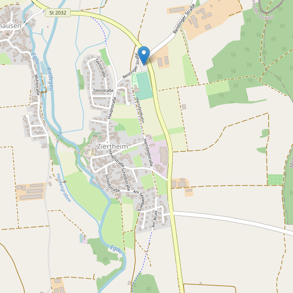 Karte der Parkplätze in Ziertheim Thumbnail