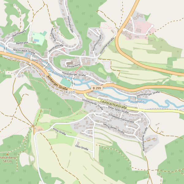 Karte der Toiletten in Kastl (AS) Thumbnail