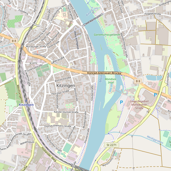 Stadtplan Kitzingen Thumbnail