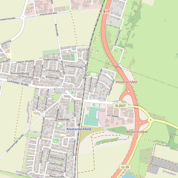 Stadtplan Klosterlechfeld Thumbnail
