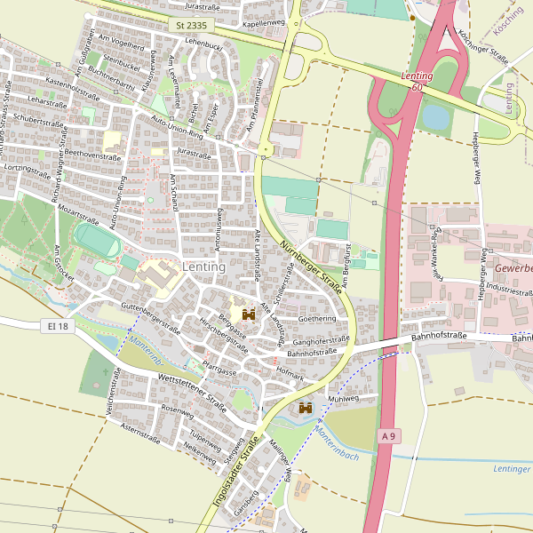 Stadtplan Lenting Thumbnail