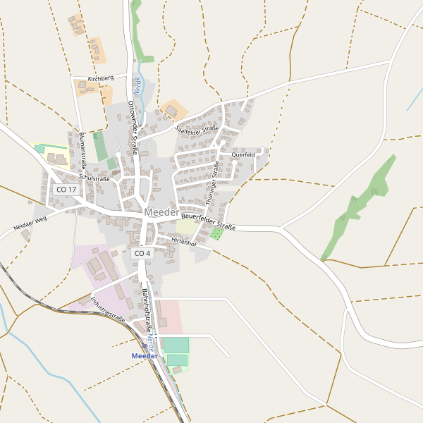 Stadtplan Meeder Thumbnail