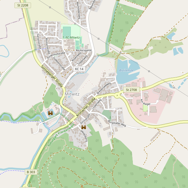 Stadtplan Mitwitz Thumbnail