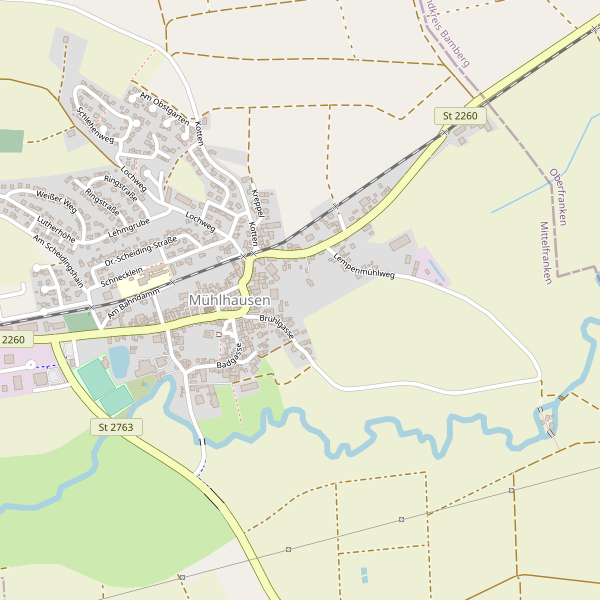 Karte der Toiletten in Mühlhausen (ERH) Thumbnail