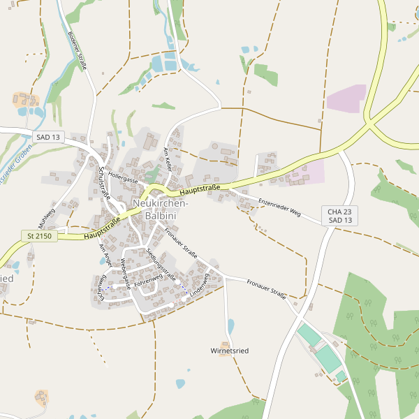 Stadtplan Neukirchen-Balbini Thumbnail
