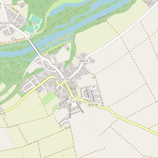 Karte der Toiletten in Oberpöring Thumbnail