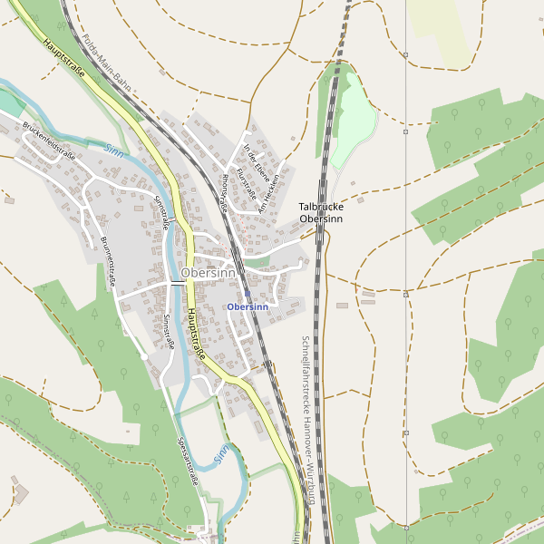 Stadtplan Obersinn Thumbnail