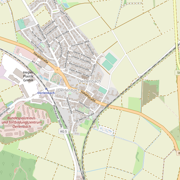 Karte der Toiletten in Oerlenbach (KG) Thumbnail