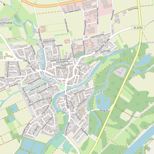Stadtplan Pförring Thumbnail