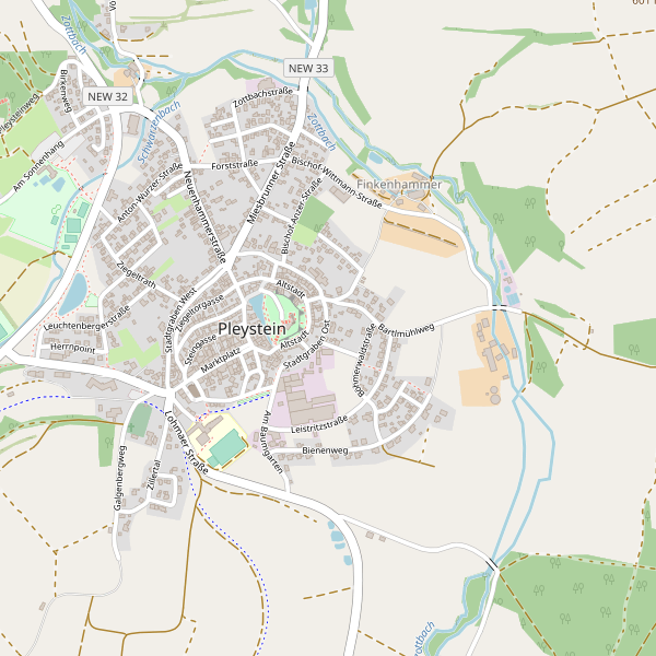 Stadtplan Pleystein Thumbnail