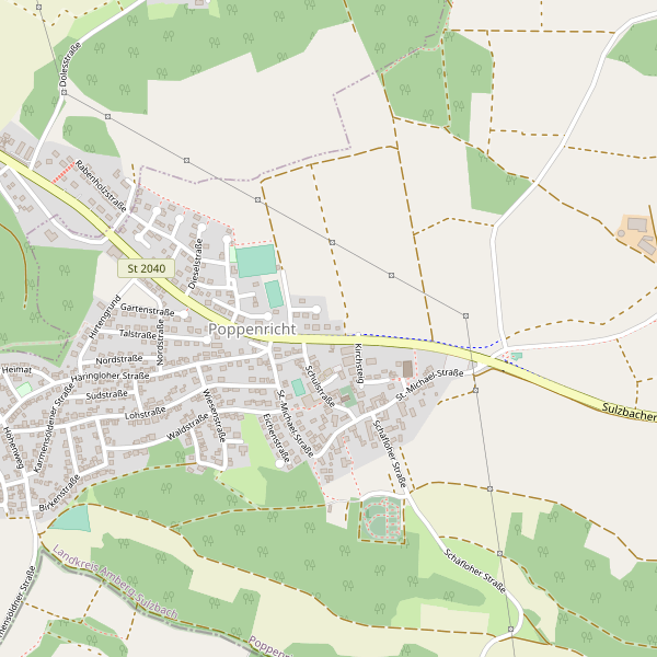 Stadtplan Poppenricht Thumbnail