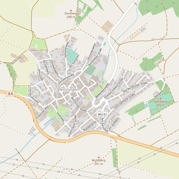 Stadtplan Remlingen Thumbnail