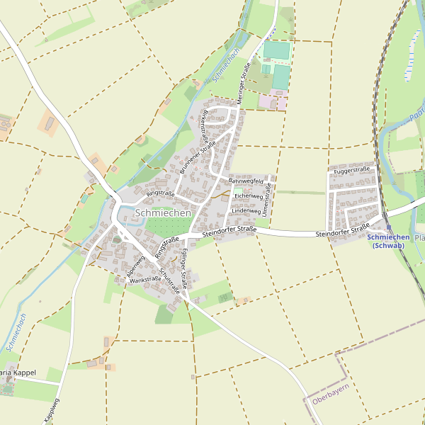 Karte der Toiletten in Schmiechen Thumbnail