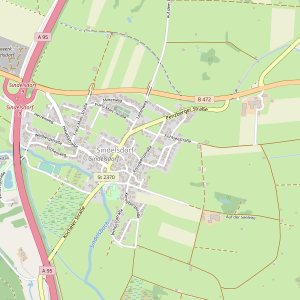 Karte der Toiletten in Sindelsdorf Thumbnail