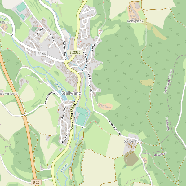 Karte der Toiletten in Stallwang Thumbnail