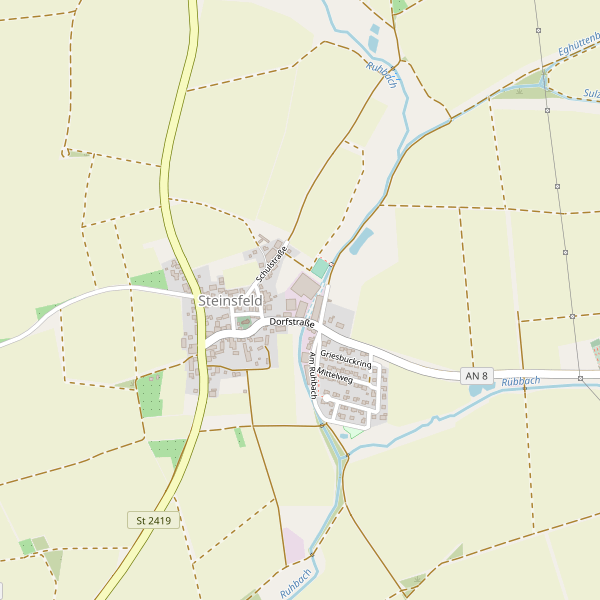 Karte der Toiletten in Steinsfeld Thumbnail