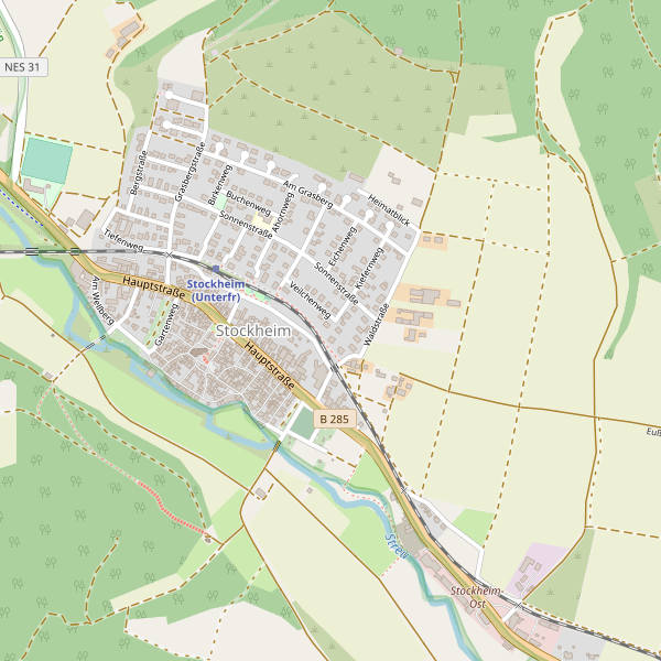 Karte der Toiletten in Stockheim (NES) Thumbnail