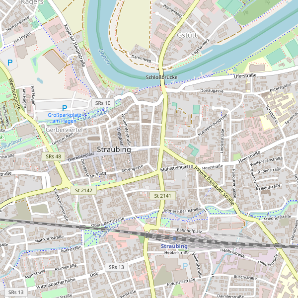 Thumbnail Stadtplan Straubing