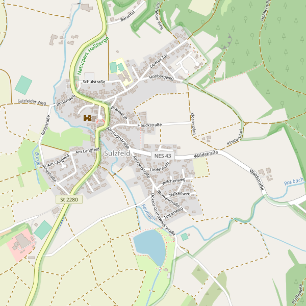 Karte der Toiletten in Sulzfeld (NES) Thumbnail