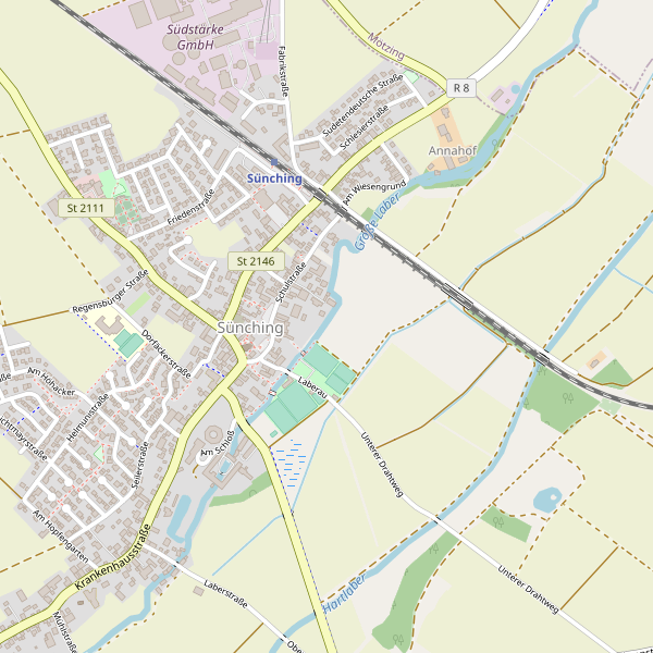 Stadtplan Sünching Thumbnail