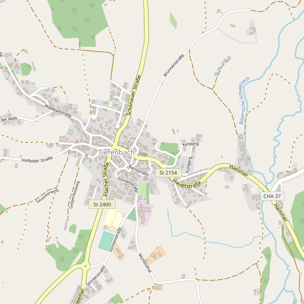 Karte der Toiletten in Tiefenbach (CHA) Thumbnail