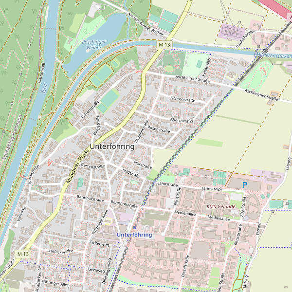 Stadtplan Unterföhring Thumbnail
