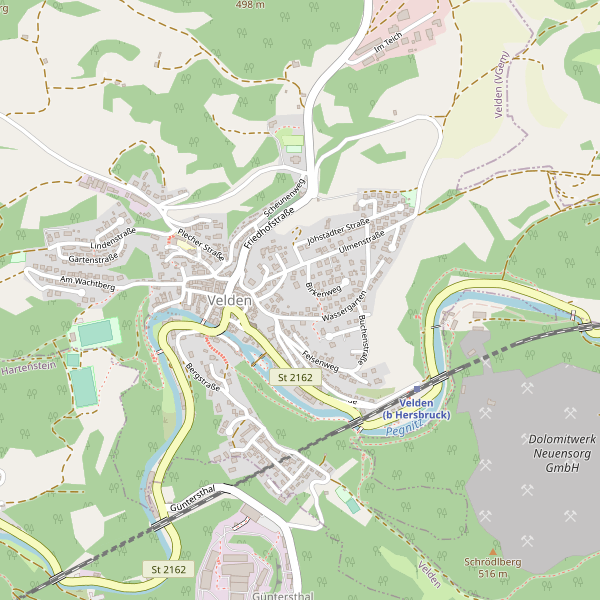 Karte der Toiletten in Velden (LAU) Thumbnail