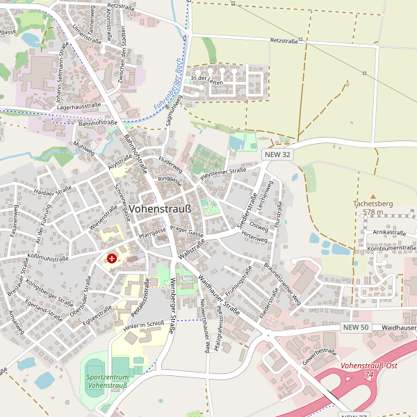 Stadtplan Vohenstrauß Thumbnail