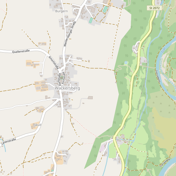 Karte der Taxi in Wackersberg Thumbnail