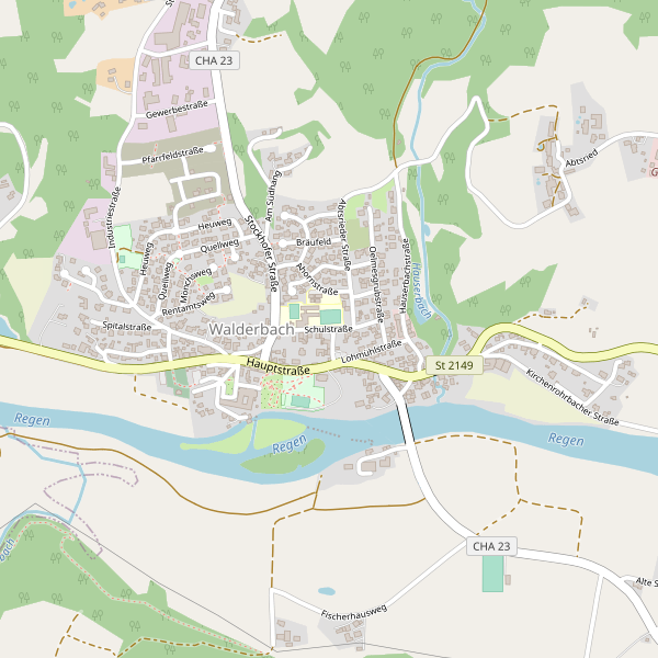 Karte der Toiletten in Walderbach Thumbnail