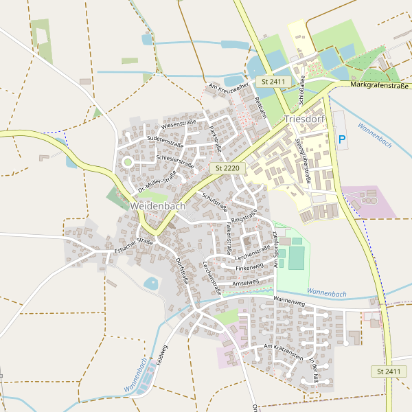 Karte der Toiletten in Weidenbach (AN) Thumbnail