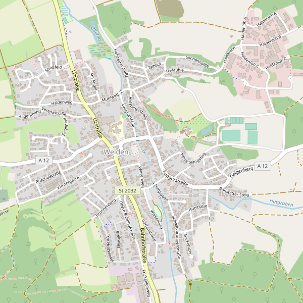 Stadtplan Welden Thumbnail
