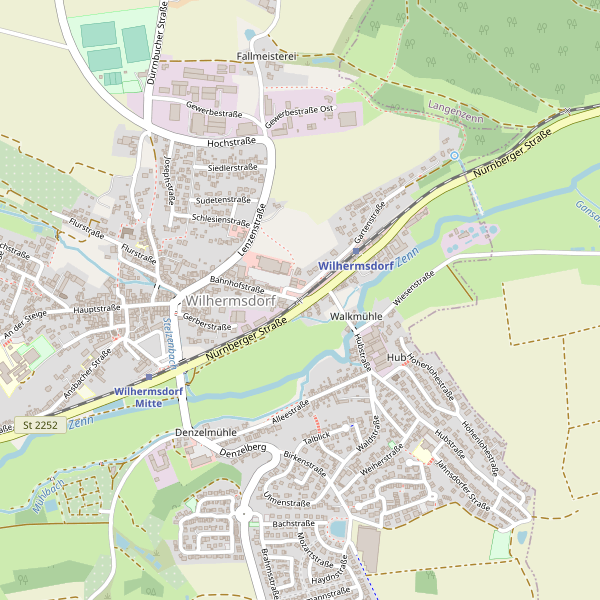 Stadtplan Wilhermsdorf Thumbnail